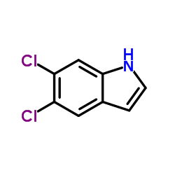 5,6-二氯吲哚结构式