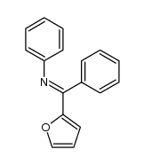 N-[α-(2-furanyl)benzylidene]aniline Structure