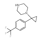 1-(1-(4-(TRIFLUOROMETHYL)PHENYL)CYCLOPROPYL)PIPERAZINE图片