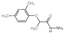 2-(2,4-二甲基苯氧基)丙酰肼结构式