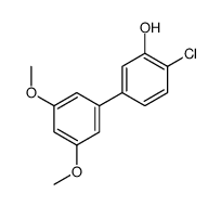 2-chloro-5-(3,5-dimethoxyphenyl)phenol Structure