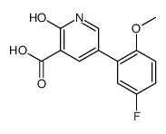 5-(5-fluoro-2-methoxyphenyl)-2-oxo-1H-pyridine-3-carboxylic acid Structure