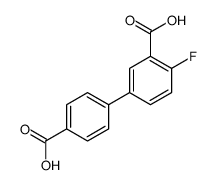 5-(4-carboxyphenyl)-2-fluorobenzoic acid结构式