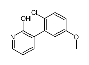 3-(2-chloro-5-methoxyphenyl)-1H-pyridin-2-one Structure