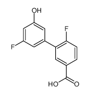 4-fluoro-3-(3-fluoro-5-hydroxyphenyl)benzoic acid Structure