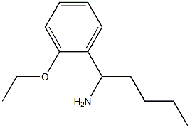 1-(2-ETHOXYPHENYL)PENTAN-1-AMINE结构式