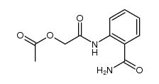 2-(α-Acetoxyacetyl)aminobenzamide Structure