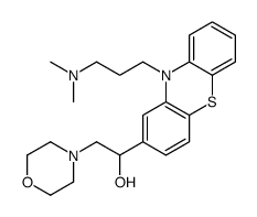 1-[10-[3-(dimethylamino)propyl]phenothiazin-2-yl]-2-morpholin-4-ylethanol Structure