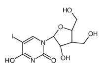 1-[(2R,3S,4R,5S)-3-hydroxy-4,5-bis(hydroxymethyl)oxolan-2-yl]-5-iodopyrimidine-2,4-dione结构式