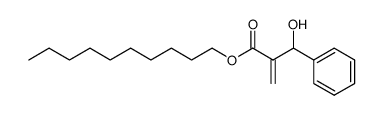 3-phenyl-3-hydroxy-2-methylene-propanoic acid decyl ester Structure