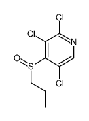 2,3,5-Trichloro-4-(propylsulfinyl)pyridine Structure