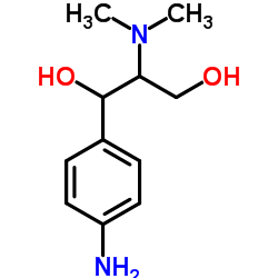 1-(4-AMINO-PHENYL)-2-DIMETHYLAMINO-PROPANE-1,3-DIOL结构式