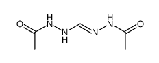 N'-acetyl-formohydrazonic acid N'-acetyl-hydrazide Structure