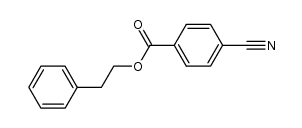 phenethyl 4-cyanobenzoate Structure