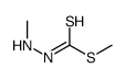 methyl N-(methylamino)carbamodithioate结构式