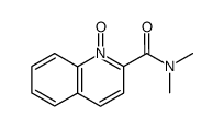 2-(dimethylcarbamoyl)quinoline 1-oxide Structure