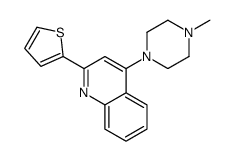 4-(4-methylpiperazin-1-yl)-2-thiophen-2-ylquinoline Structure