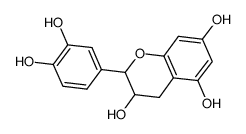 2-(3,4-二羟基苯基)苯并二氢吡喃-3,5,7-三醇结构式