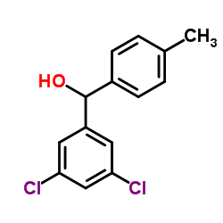 3,5-DICHLORO-4'-METHYLBENZHYDROL结构式