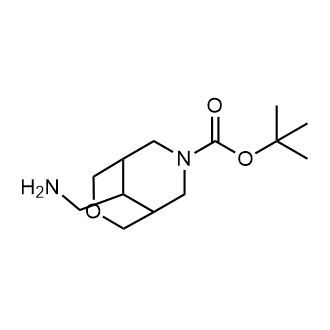 Tert-butyl9-(aminomethyl)-3-oxa-7-azabicyclo[3.3.1]nonane-7-carboxylate Structure