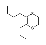 5-butyl-6-propyl-2,3-dihydro-1,4-dithiine结构式