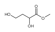 (2R) Methyl 2,4-dihydroxybutanoate结构式