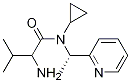 (S)-2-AMino-N-cyclopropyl-3-Methyl-N-(1-pyridin-2-yl-ethyl)-butyraMide结构式