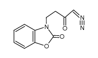 3-(4-diazo-3-oxo-butyl)-3H-benzooxazol-2-one Structure