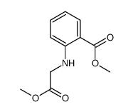 Methyl 2-((2-methoxy-2-oxoethyl)amino)benzoate structure