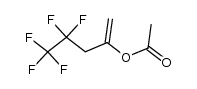 4,4,5,5,5-pentafluoropent-1-en-2-yl acetate Structure