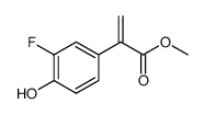 methyl 2-(3-fluoro-4-hydroxyphenyl)acrylate结构式