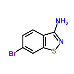6-溴苯并异噻唑-3-胺结构式