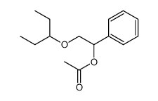 1-Acetoxy-2-(3-pentoxy)-1-phenylethane Structure