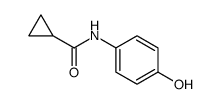 N-(4-Hydroxyphenyl)cyclopropanecarboxamide Structure