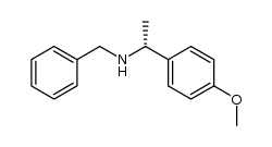 (R)-N-benzyl-N-(p-methoxy-α-methylbenzyl)amine Structure