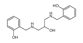 2-[[[2-hydroxy-3-[(2-hydroxyphenyl)methylamino]propyl]amino]methyl]phenol Structure