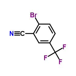 2-Bromo-5-(trifluoromethyl)benzonitrile Structure