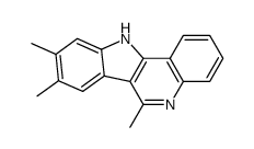 6,8,9-trimethyl-11H-indolo<3,2-c>quinoline Structure