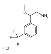 2-methoxy-2-[3-(trifluoromethyl)phenyl]ethanamine,hydrochloride Structure