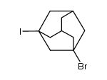 1-Bromo-3-iodoadamantane结构式