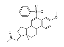 3-Methoxy-6-phenylsulfonyl-6,7-didehydro Estradiol Structure