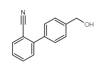 4-(2-氰基苯基)苄醇结构式