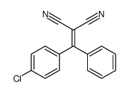 2-[(4-chlorophenyl)-phenylmethylidene]propanedinitrile Structure