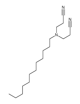 3, 3'-(Dodecylazanediyl)dipropanenitrile Structure