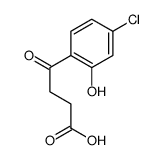 4-(4-chloro-2-hydroxyphenyl)-4-oxobutanoic acid Structure