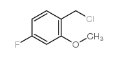 2-Methoxy-4-fluorobenzyl chloride Structure