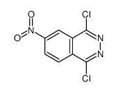 1,4-二氯-6-硝基二氮杂萘结构式