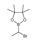 2-(1-bromoethyl)-4,4,5,5-tetramethyl-1,3,2-dioxaborolane Structure