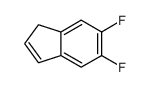 1H-Indene,5,6-difluoro-(9CI) Structure