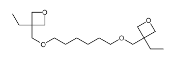 3-ethyl-3-[6-[(3-ethyloxetan-3-yl)methoxy]hexoxymethyl]oxetane结构式